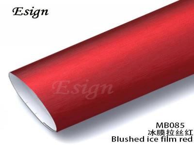 Brushed Ice Film Red